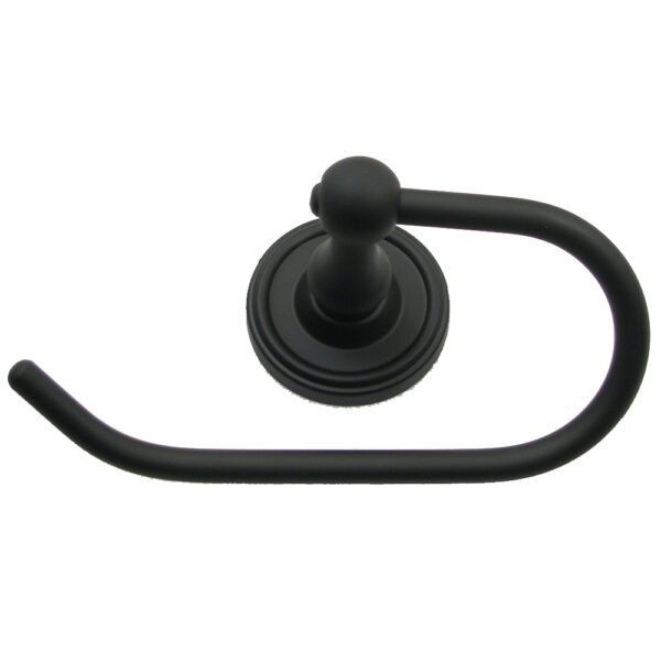 Midtowne Traditional Round Euro Tissue Holder in Black