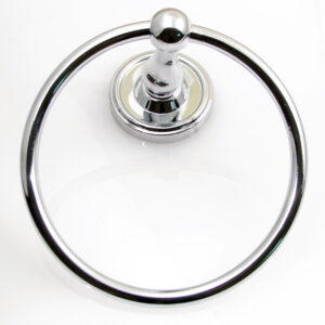 Midtowne Traditional Round Towel Ring in Chrome