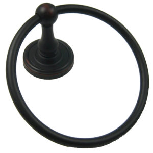 Midtowne Traditional Round Towel Ring in Oil Rubbed Bronze
